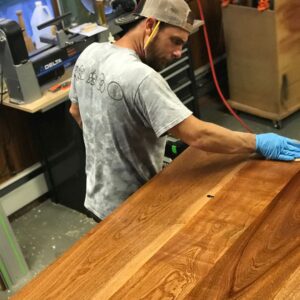 Varnishing with Shawn Hollenshead Cabinetry